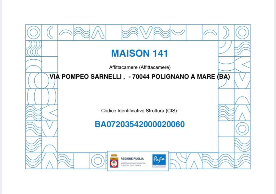 Maison 141 Polignano a Mare Exteriér fotografie